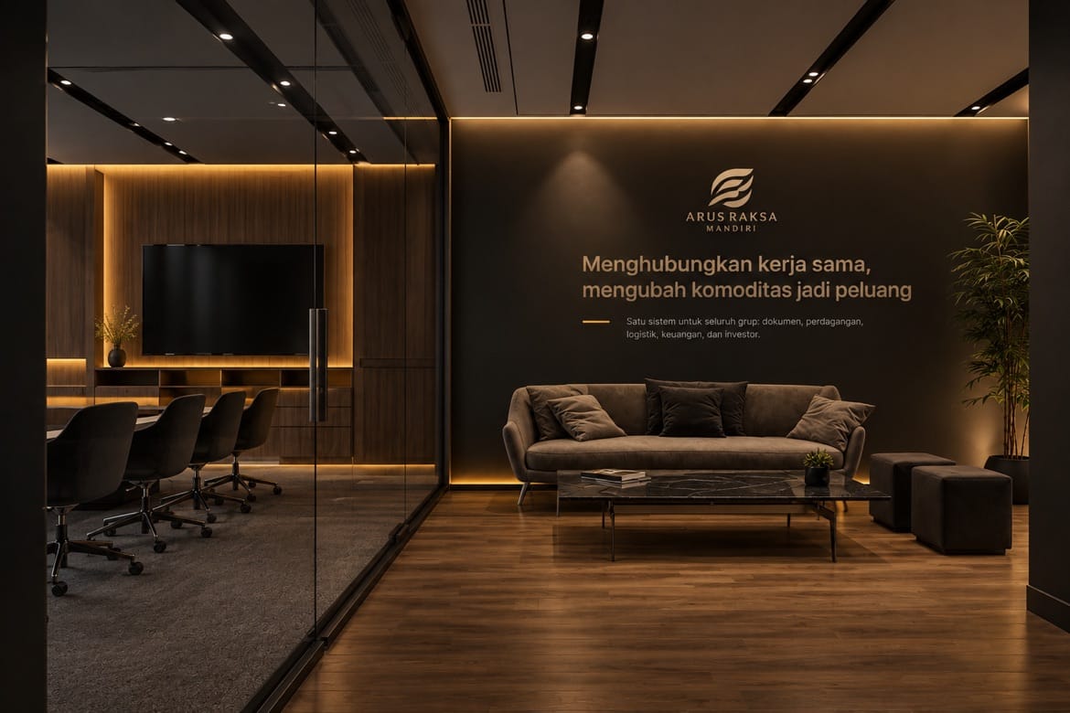 Ruang kantor PT Arus Raksa Mandiri